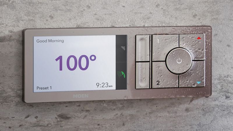 U by Moen is app/cloud-based smart shower system 