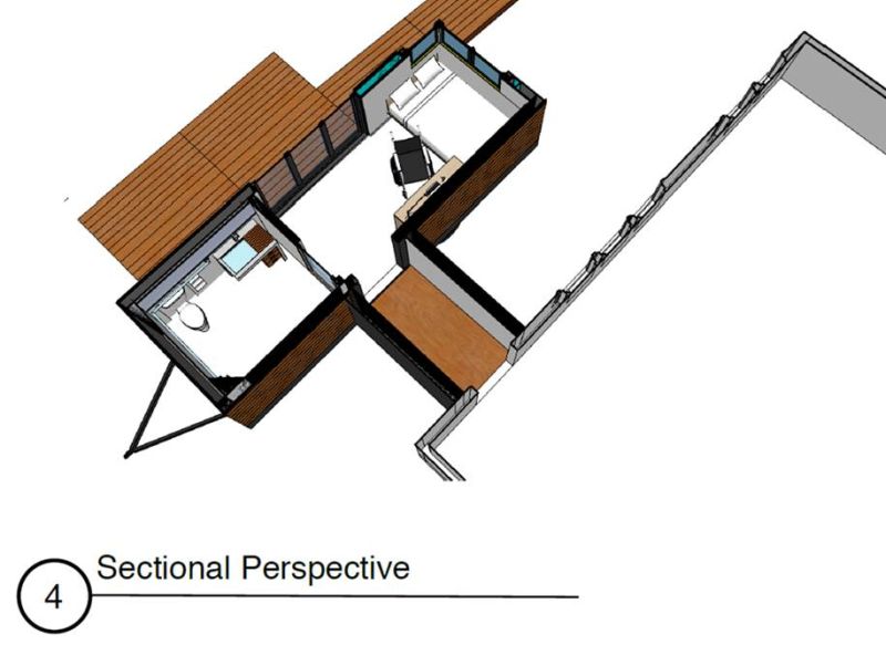 Wheel Pad by LineSync Architecture is wheelchair-accessible tiny home on wheels