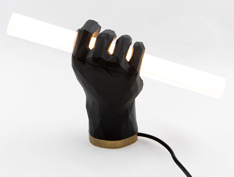 3D Printed Fist Lamp-2