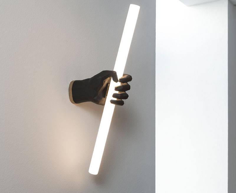 3D Printed Fist Lamp