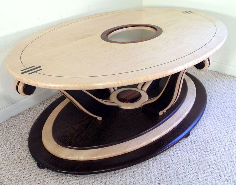 Art Deco-inspired coffee table by Louis Fry