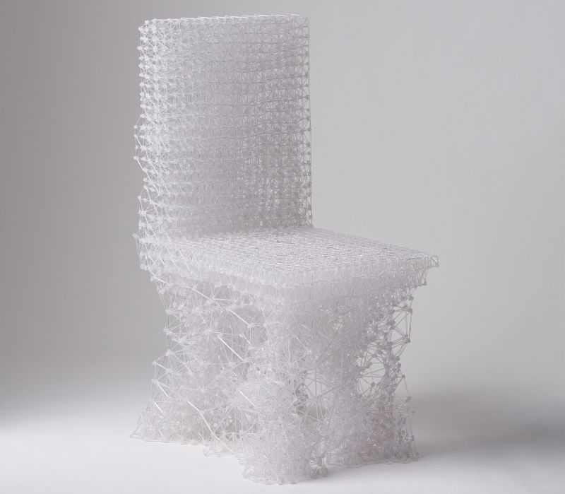 Connect chair by Jungsub Shim is drawn with 3D-printing pen 