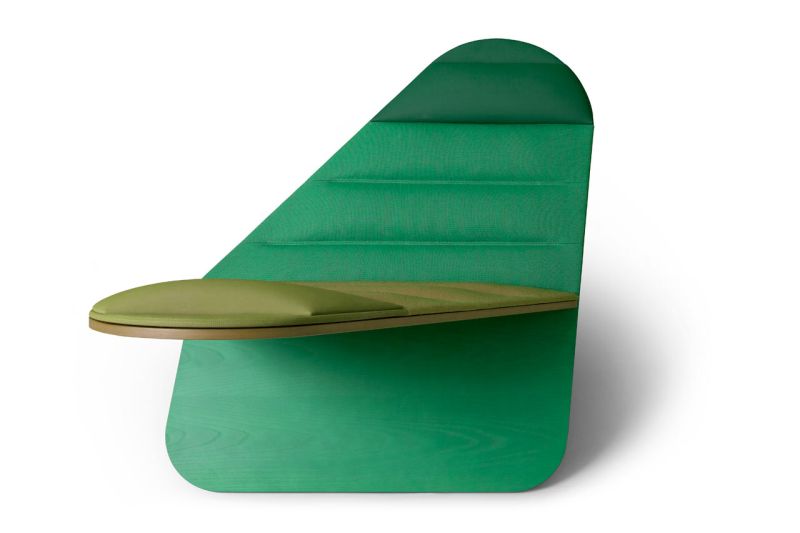 Daydream by Joynout designs is x-shaped lounge chair 