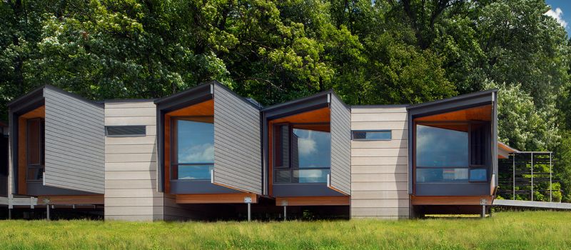 Fallingwater Institute new cabins by Bohlin Cywinski Jackson