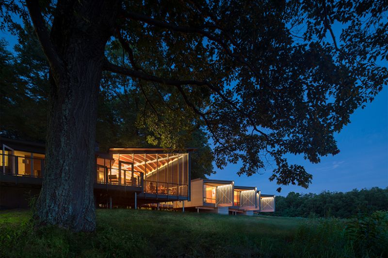 Fallingwater Institute new cabins by Bohlin Cywinski Jackson