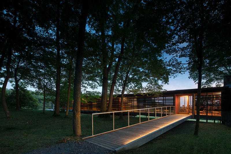 Fallingwater Institute new cabins by Bohlin Cywinski Jackson