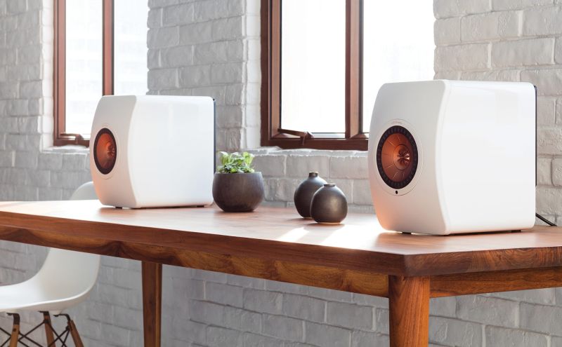 KEF LS50 wireless speakers