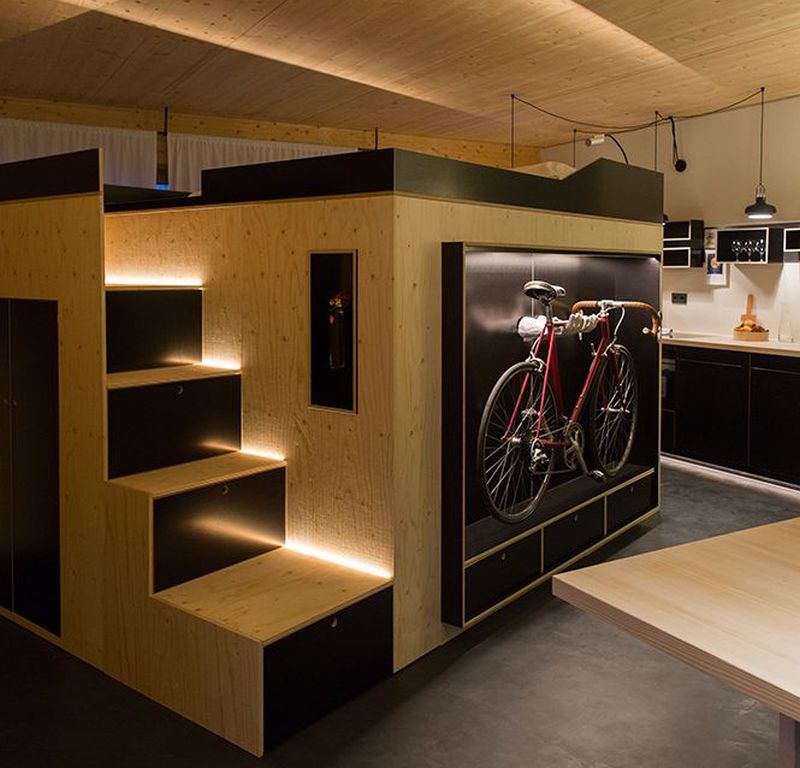 Moormann’s Kammerspiel is allinone Living Cube for Small Apartments