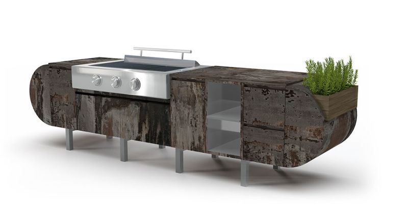 Outdoor kitchen by Brown Jordan Outdoor Kitchens