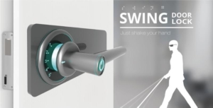 Swing Door Lock comes with blind-friendly mechanism