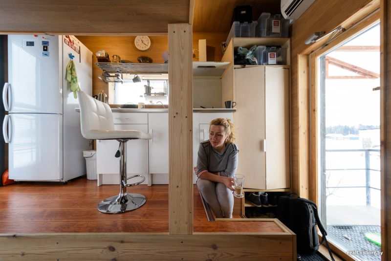 This 16-square-meter tiny house stays cozy with insulated exteriors 