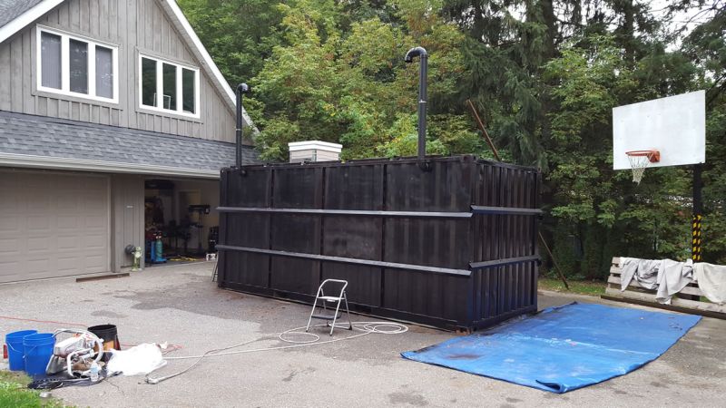 shipping container homes underground