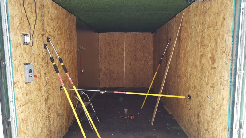 Man transforms shipping container into an underground party bunker 