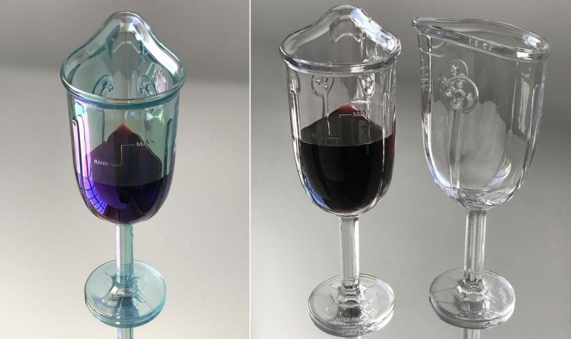 Wine Glass Mask by James Piatt