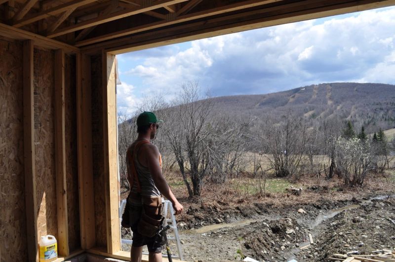 Wood Duck is self-build wooden cabin by a young carpenter