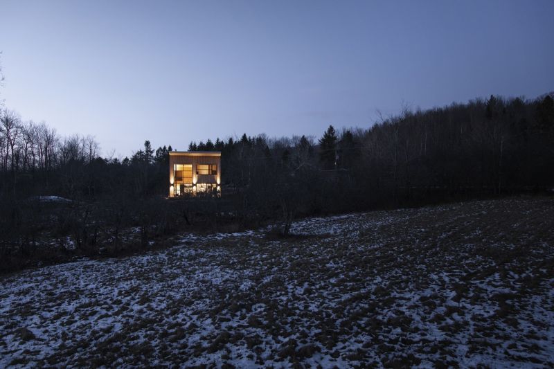 Wood Duck is self-build wooden cabin by a young carpenter