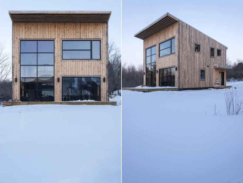 Wood Duck is self-build wooden cabin by a young carpenter