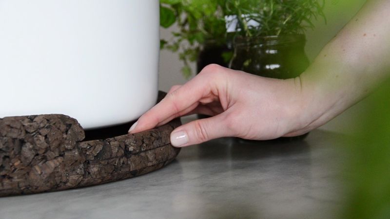 Bono by Ala Sieradzka is chic compost pot for kitchen 