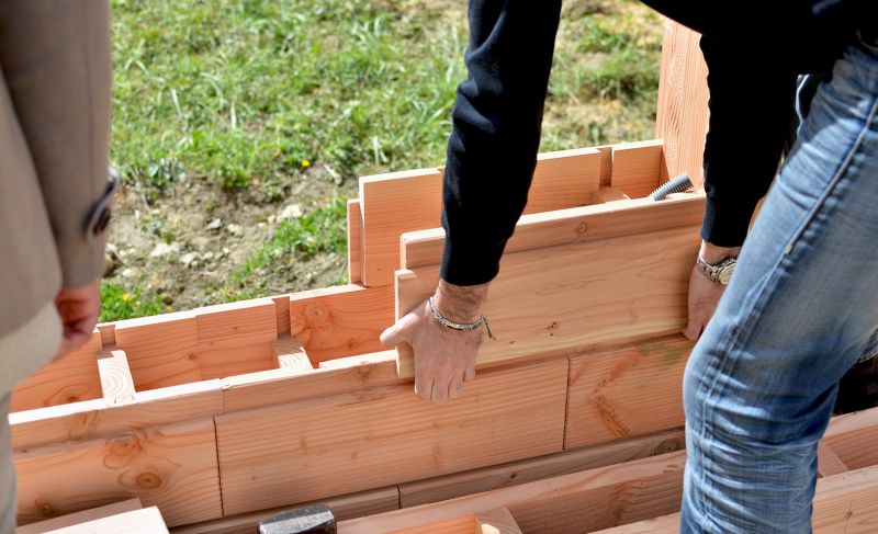 Brikawood interlocking wooden bricks help build house without nails or screws