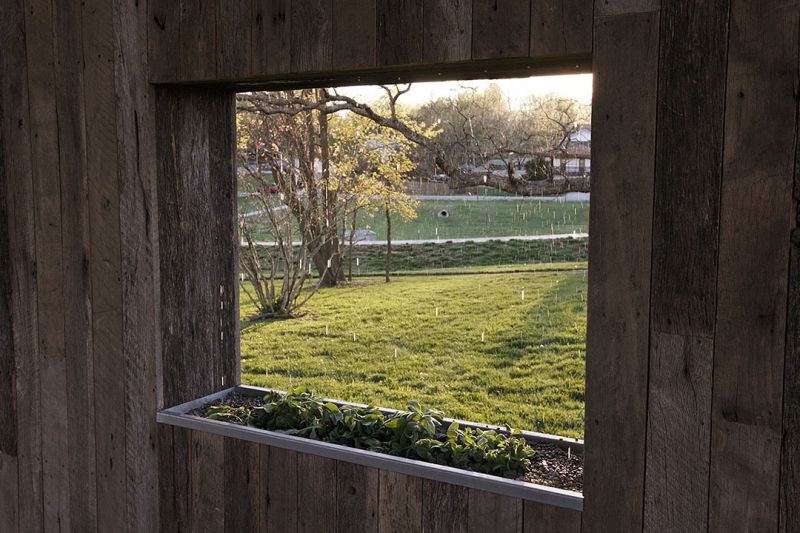 Cloud House: Reclaimed wood shed harvests rainwater to create artificial rainfall 