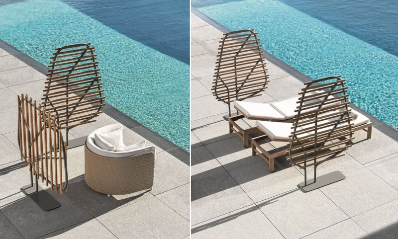 Emmanuel Gallina Designs Clostra Outdoor Crivacy Ecrec