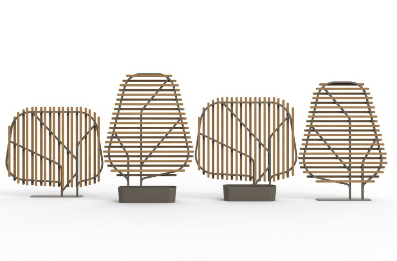 Emmanuel Gallina Designs Clostra Outdoor Crivacy Ecrec