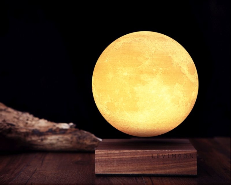 Levimoon Is A Gravity-defying Nightlight For Your Bedroom