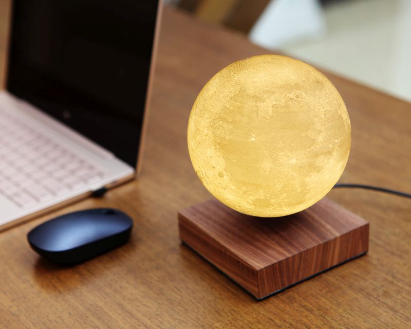 levitating moon nightlight 