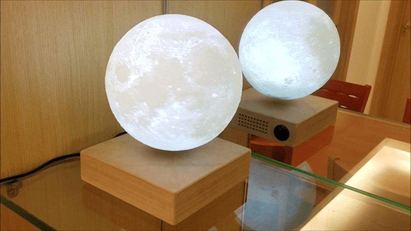 Levimoon is a Gravity-Defying Nightlight for Your Bedroom