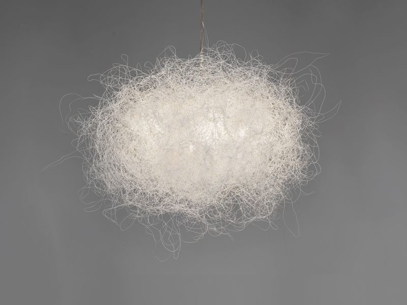 Pili lamp collection by Arturo Alvarez looks like an illuminating bird’s nest 