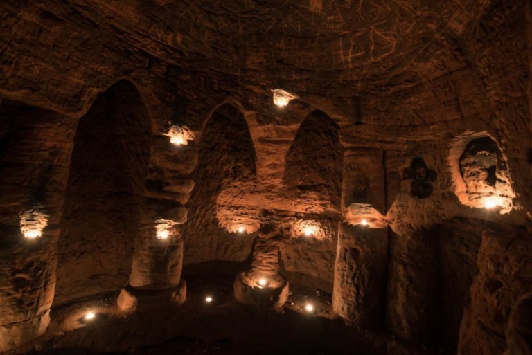 This simple rabbit hole leads to 700-year-old web of caves