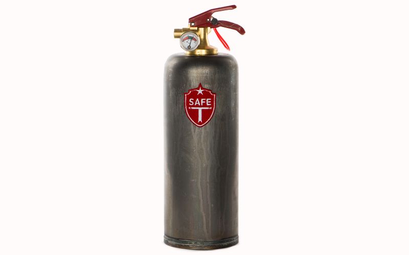 Safe-T designer fire extinguishers fuse safety with style