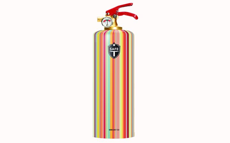 Safe-T designer fire extinguishers fuse safety with style