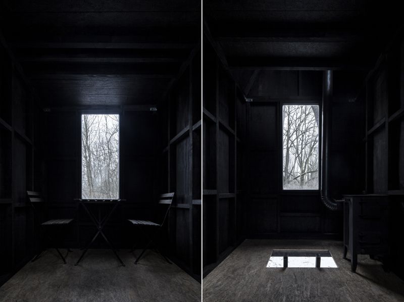 Take a tour of mysterious tiny house floating under an old railway bridge