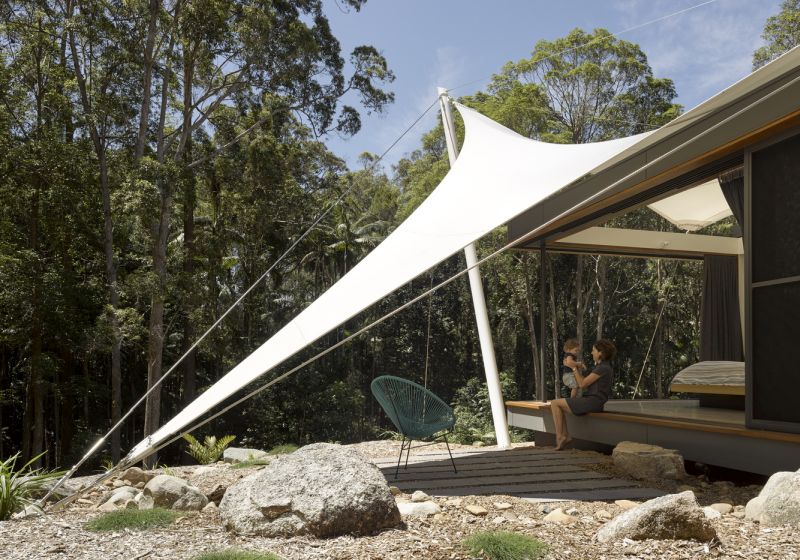 Shapeshifter Tent House by Sparks Architects