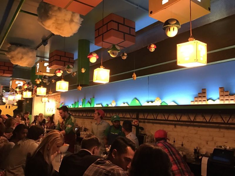 This Mario-themed bar is a new attraction at Washington D.C. 