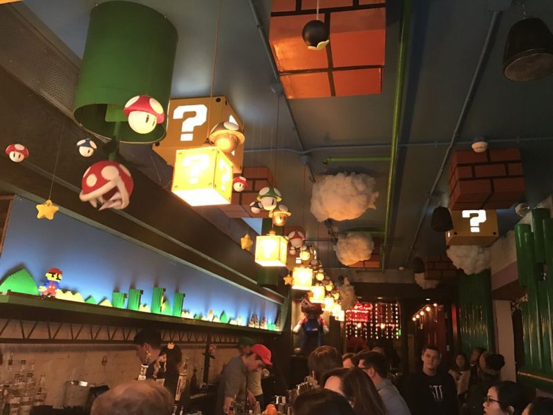 This Mario-themed bar is a new attraction at Washington D.C. 