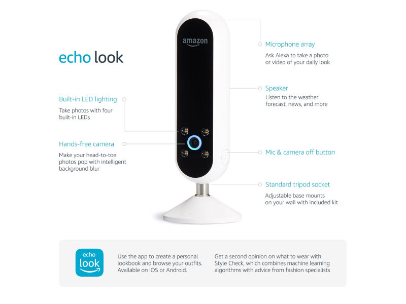 Amazon’s Echo Look smart camera is your new fashion expert