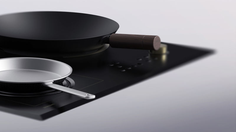 Amphi induction cooktop features shape-changing heat rings to fit woks 