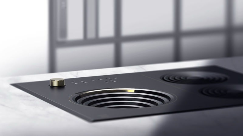 Amphi induction cooktop features shape-changing heat rings to fit woks 