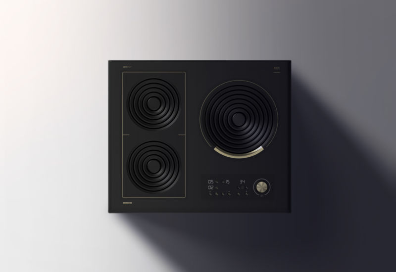 Amphi induction cooktop features shape-changing heat rings to fit woks 