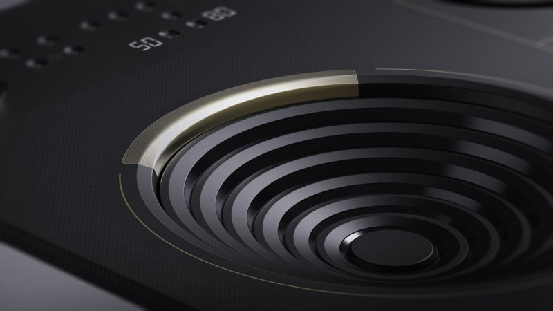 Amphi induction cooktop features shape-changing heat rings to fit woks 