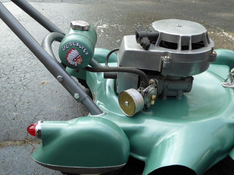 Antique gas lawn online mower