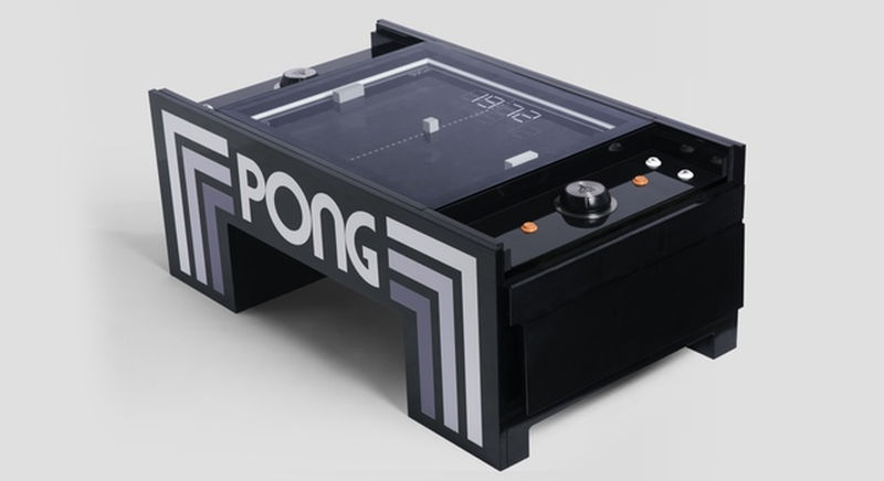 Gerardo Orioli creates real-life Atari Pong coffee table 