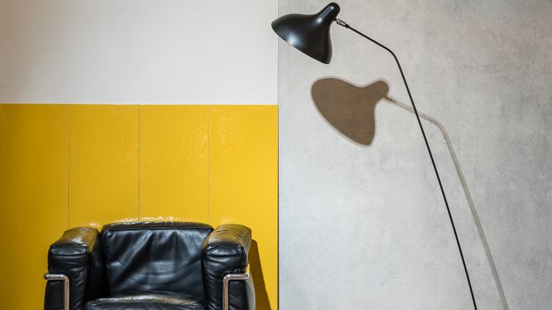 Gigacer unveils tile collection based on Le Corbusier's color guide