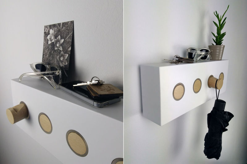 Köllen Tryk modular wall hanger to tidy up your home 