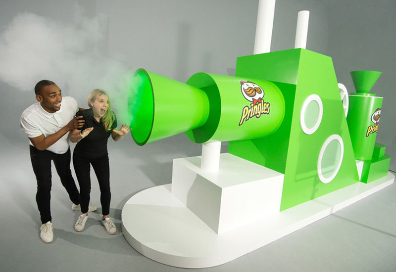 Kellogg's Pringles creates world’s first edible air-dispensing machine