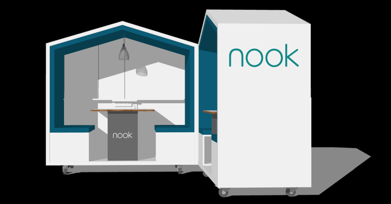 Nook Pod is movable privacy solution for modern workplace 