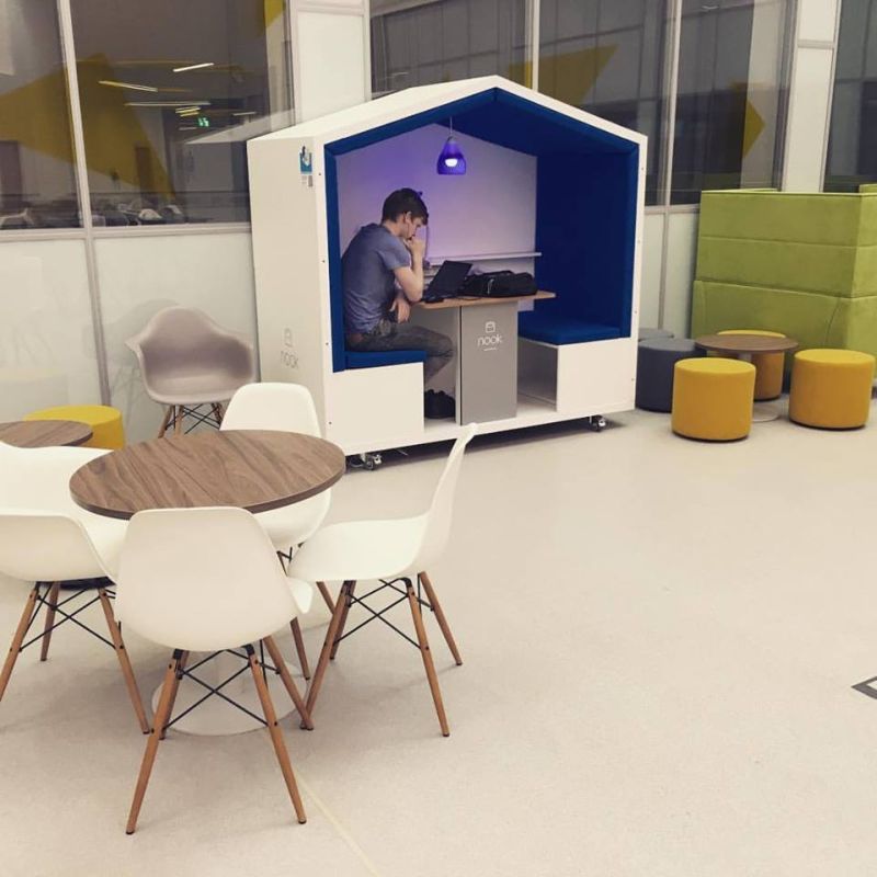 Nook Pod is movable privacy solution for modern workplace