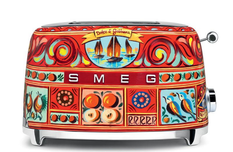 Smeg kitchen appliances get cool makeover by Dolce&Gabbana 